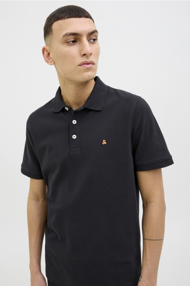 JJEPAULOS POLO SS NOOS 12136668 Black.Classic